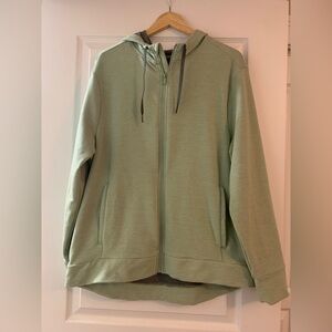 Green Zip-Up Hoodie